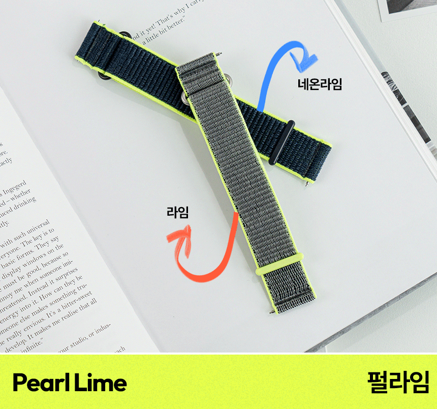 보이스캐디 T13 Pro T12 T11 호환 듀오링 스포츠 나일론 스트랩 22mm 상세 설명 28