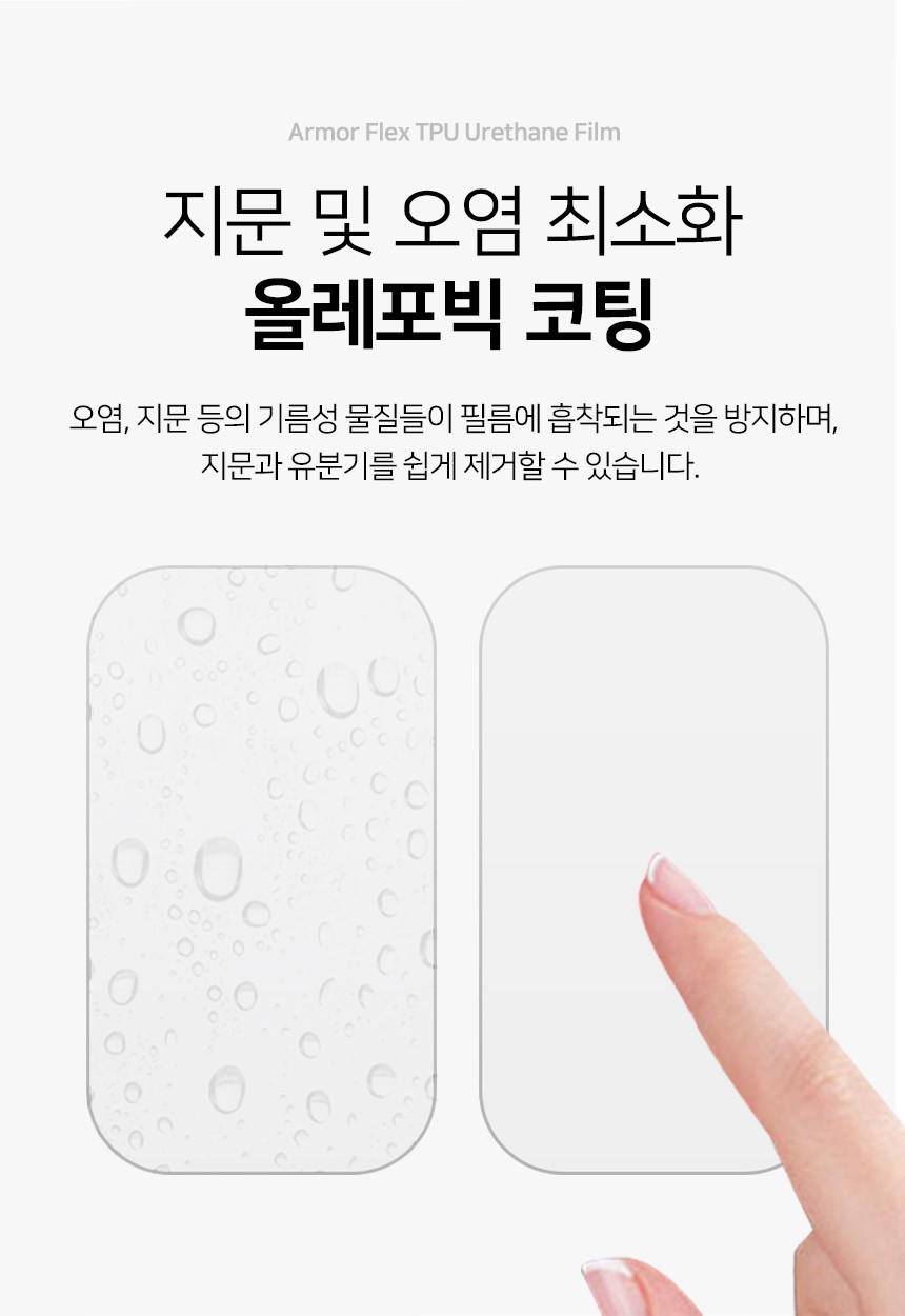 아머 플렉스 TPU 자가복원 풀커버 우레탄 액정보호필름 샤오미 미밴드 11 액티브, 3매입 상세 설명 4