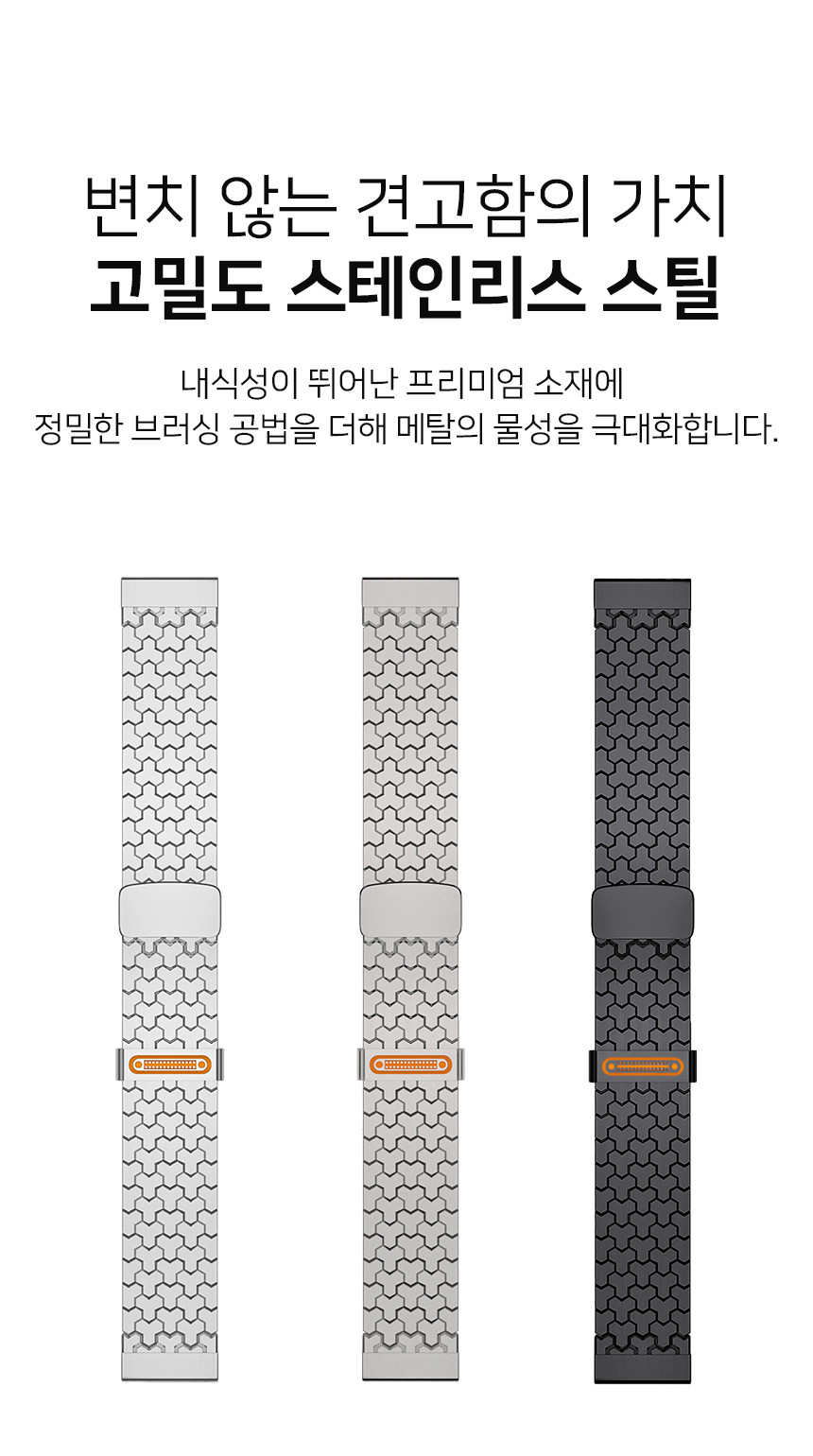 보이스캐디 T13 Pro T12 T11 호환 와이트릭 마그넷 링크 메탈 스트랩 22mm 상세 설명 4
